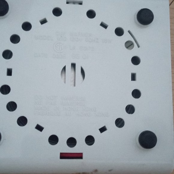 Salton Coffee Tea Cup Mug Warmer Soup Made in Hong Kong Working 15Watt Model W10 - Picture 2 of 4